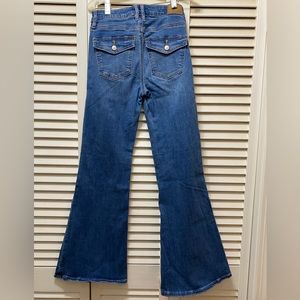 American Eagle flare leg jeans, 00 short